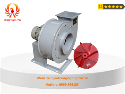 Quạt ly tâm cao áp 25HP (18.5kw) 21000m3/h 4500-4800pa